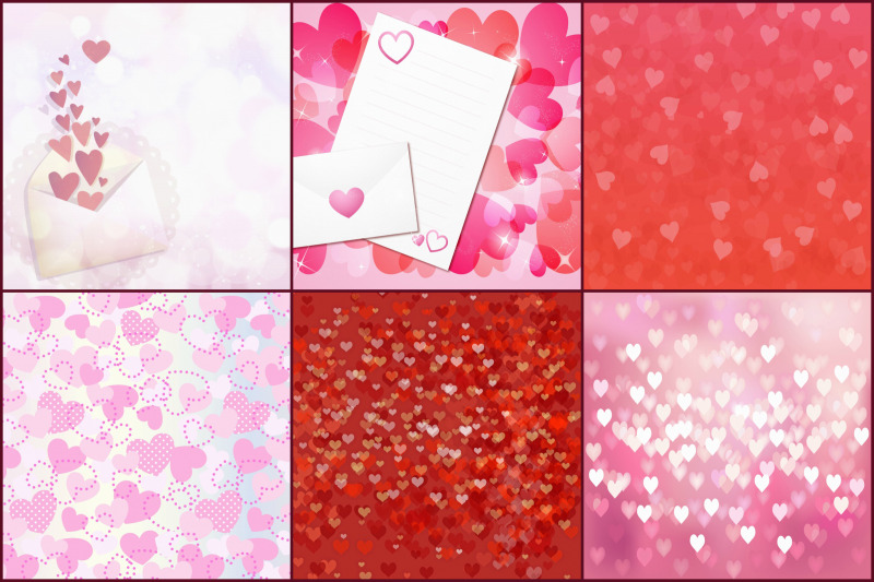 valentine-hearts-variety-digital-papers