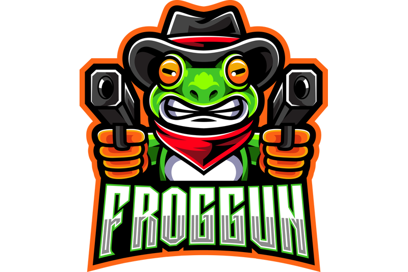 frog-gun-esport-logo-design