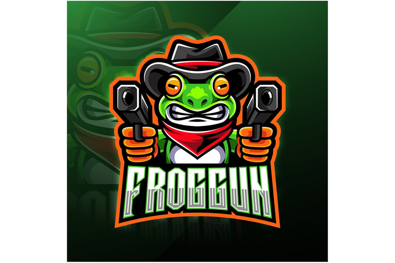 frog-gun-esport-logo-design