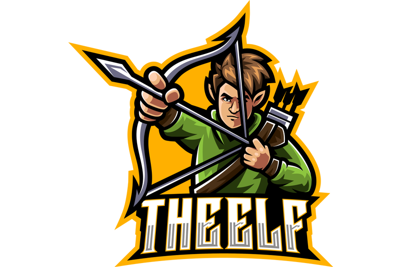 elf-esport-mascot-logo-design