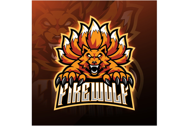 fire-wolf-esport-mascot-logo-design