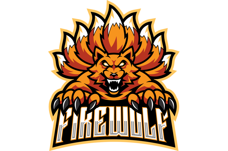 fire-wolf-esport-mascot-logo-design