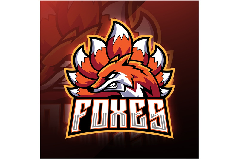 foxes-sport-mascot-logo-design