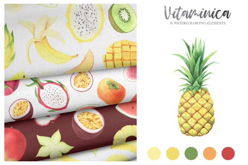 watercolor-vitaminica-fruit-set