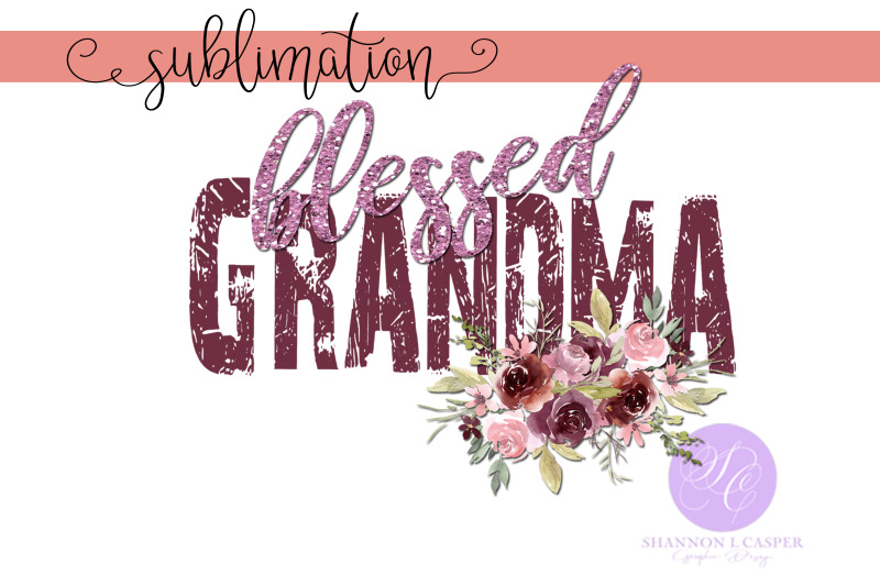 blessed-grandma-watercolor-flowers