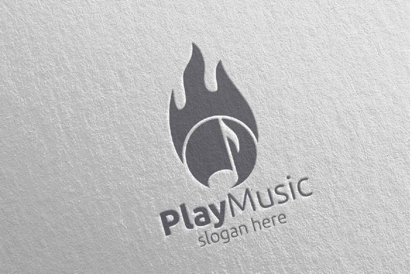 music-logo-with-note-and-fire-concept-28