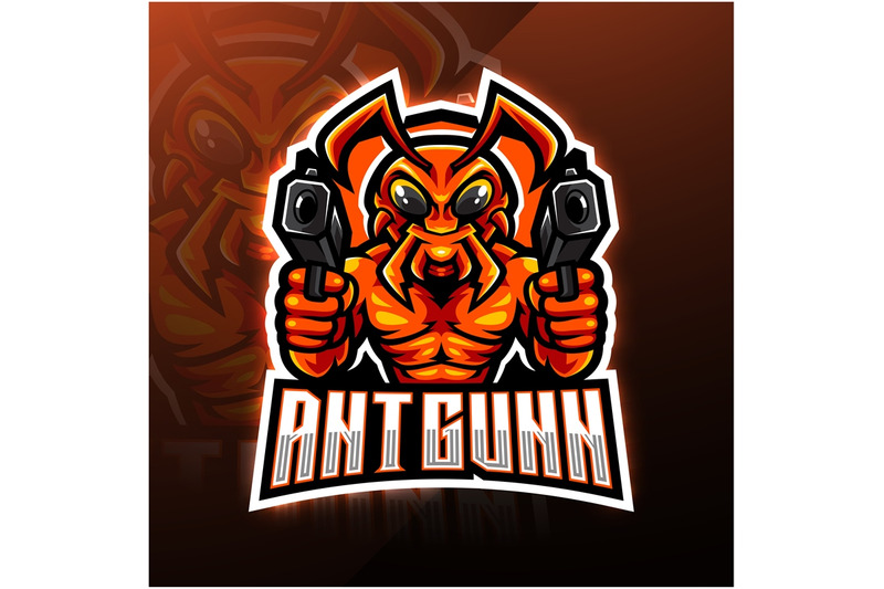 ant-gunner-esport-mascot-logo
