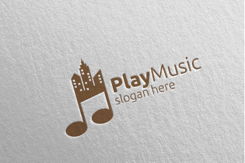 music-logo-with-note-and-house-concept-37