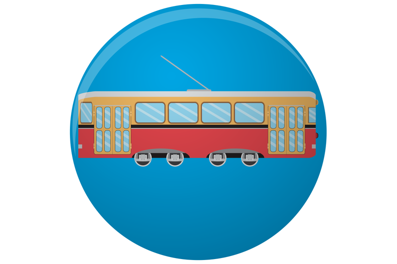 tram-icon-flat