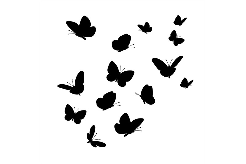 flying-butterflies-silhouettes