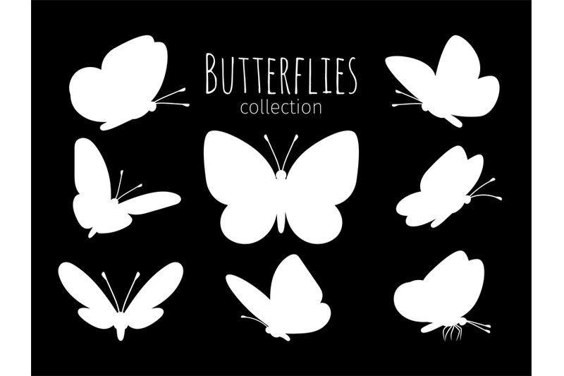 white-butterfly-silhouettes