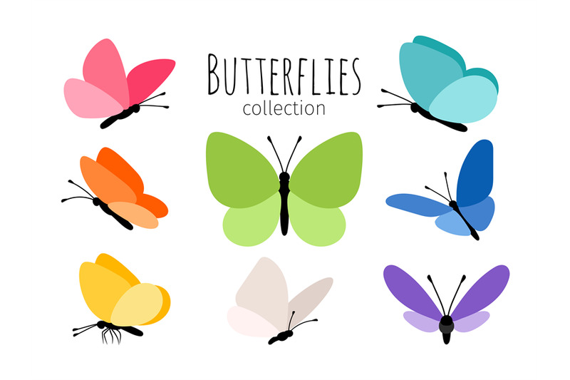 colored-spring-butterflies