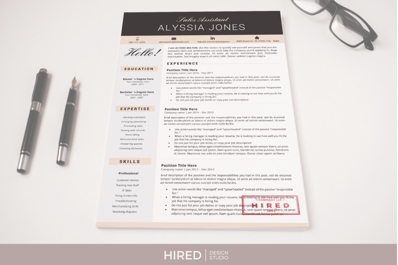 modern-and-professional-resume-sales-assistant-cv-cover-letter