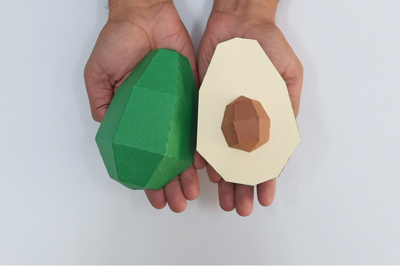 diy-avocado-3d-papercraft