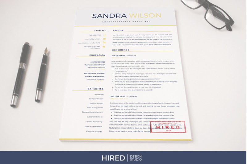 resume-bundle-3-in-1-administrative-assistant-resume-cover-letter