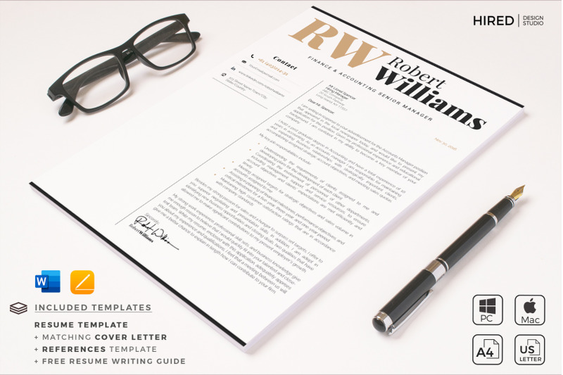 3-page-resume-template-cover-letter-references