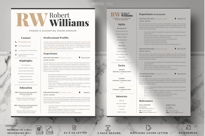 3-page-resume-template-cover-letter-references