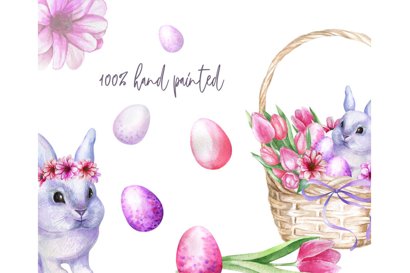 watercolor-easter-set-with-bunnies-eggs-and-flowers
