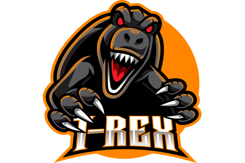 t-rex-esport-mascot-logo-design