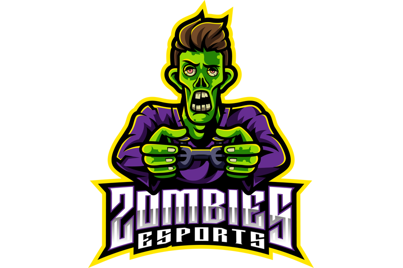 zombie-undead-esport-mascot-logo-design