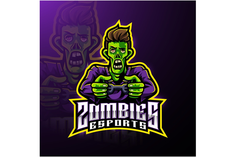 zombie-undead-esport-mascot-logo-design