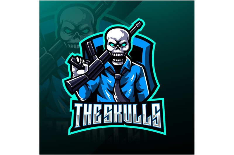 the-skulls-esport-mascot-logo-design