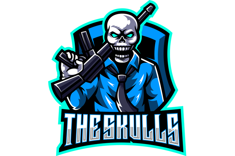 the-skulls-esport-mascot-logo-design