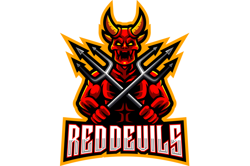 devil-holds-the-trident-esport-mascot-logo