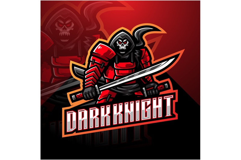 dark-knight-esport-mascot-logo-design