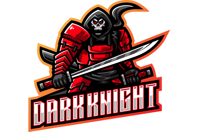 dark-knight-esport-mascot-logo-design