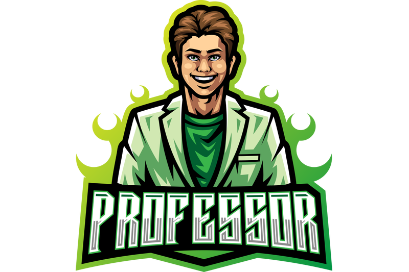 professor-esport-mascot-logo-design