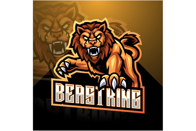 lion-esport-mascot-logo-design