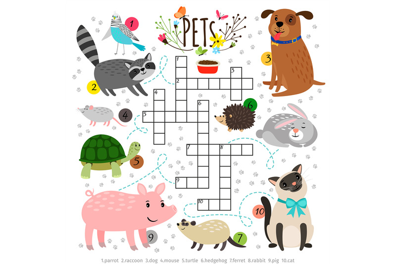 kids-crosswords-with-pets-children-crossing-word-search-puzzle-with-p