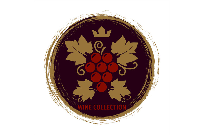 wine-label-with-grape-and-leaves