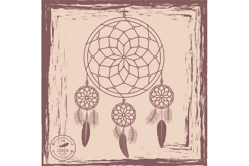 dream-catcher-grunge-background