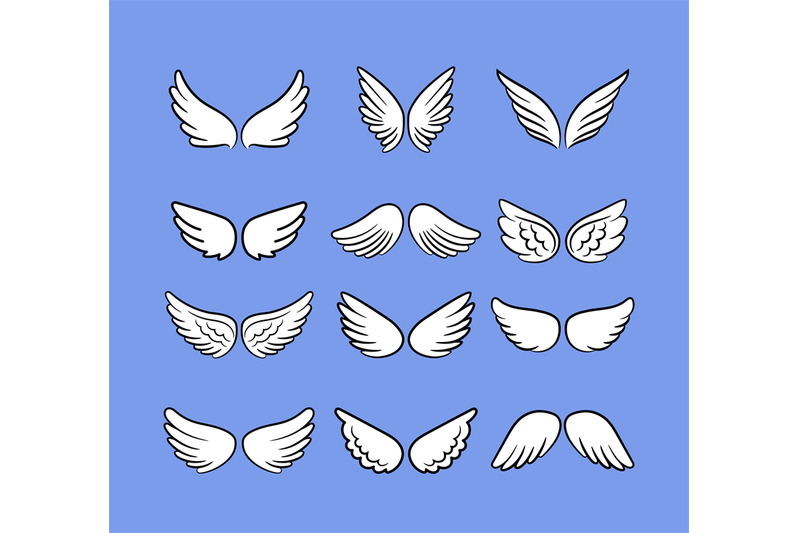 cartoon-angel-wings-set-hand-drawn-wings-isolated-on-white-cartoon-b