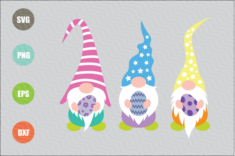 Download Easter Gnomes SVG By NewSvgArt | TheHungryJPEG.com