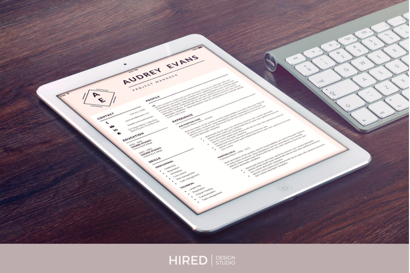 project-manager-resume-resume-cv-with-logo-professional-cover-lette