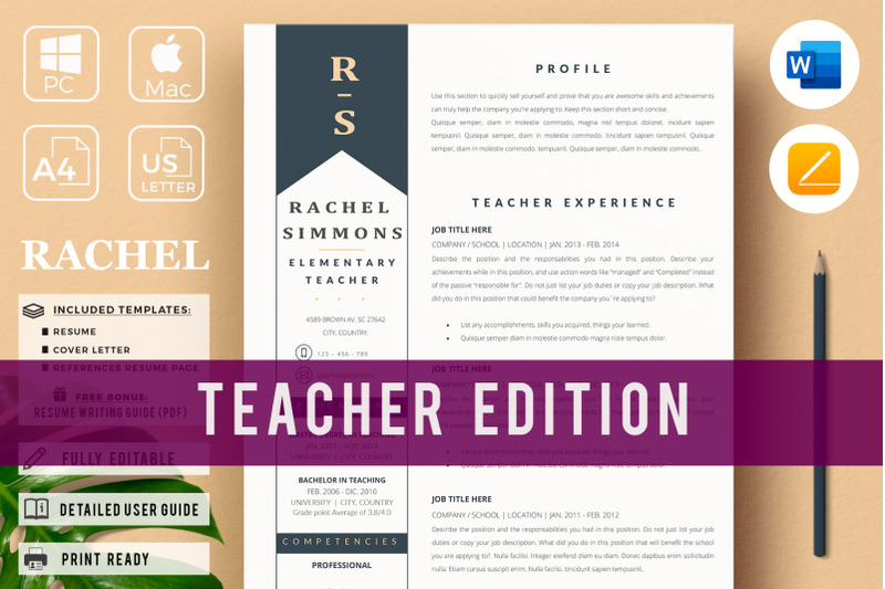 elementary-teacher-resume-resume-for-education-and-cover-letter