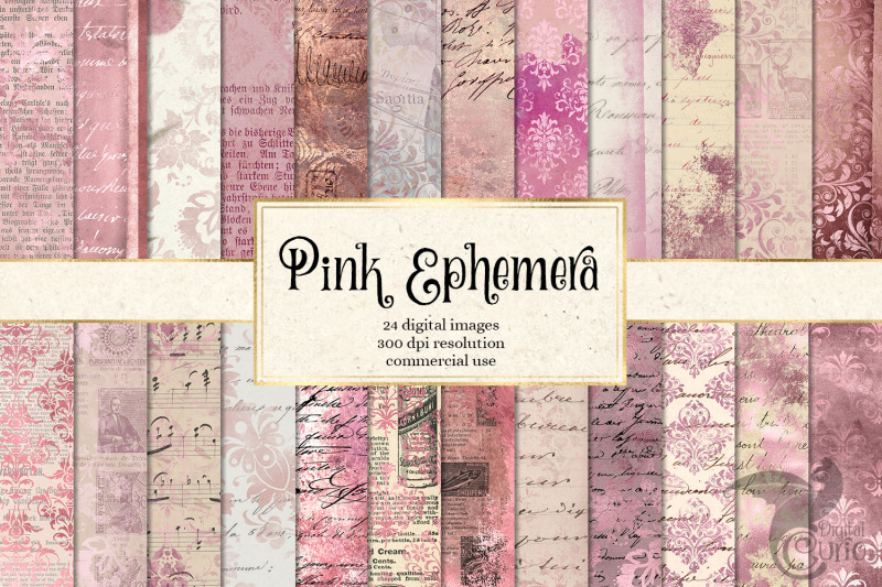 pink-ephemera-digital-paper