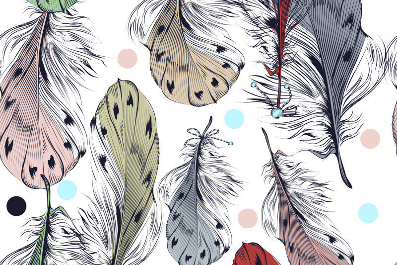 boho-tribal-fashion-illustration-with-feathers