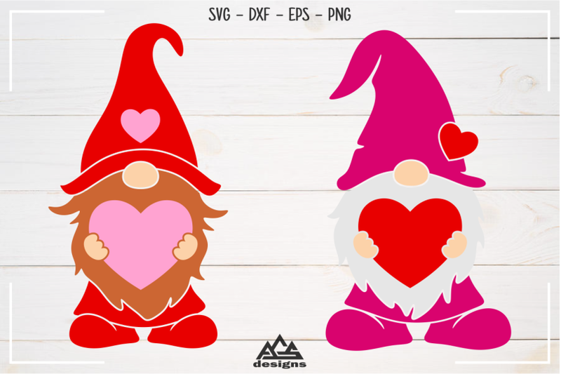 Download Love - Valentine GNOME Bundle Svg Design By AgsDesign | TheHungryJPEG.com