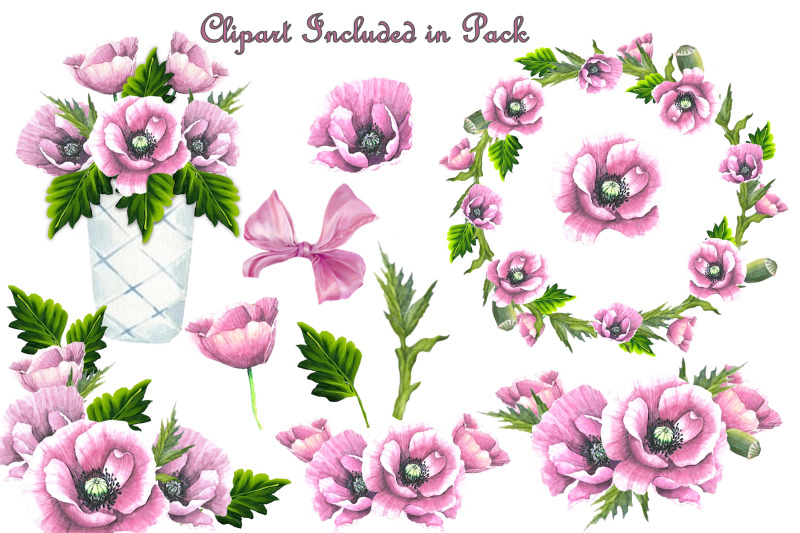pink-poppy-clipart-set-with-free-backgrounds-cu