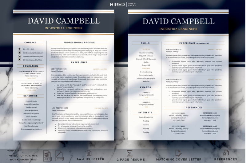 modern-resume-for-engineers-cover-letter-for-microsoft-word-amp-pages