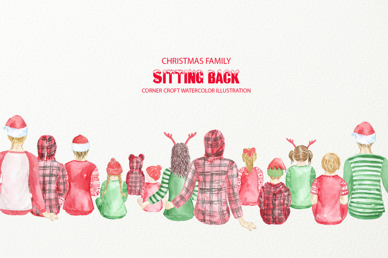 christmas-family-sitting-back