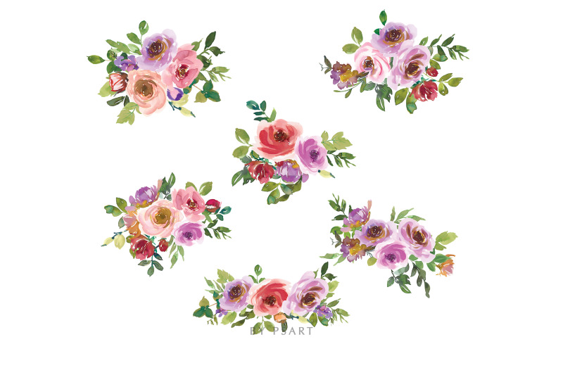 blush-pink-amp-purple-watercolor-floral-clipart