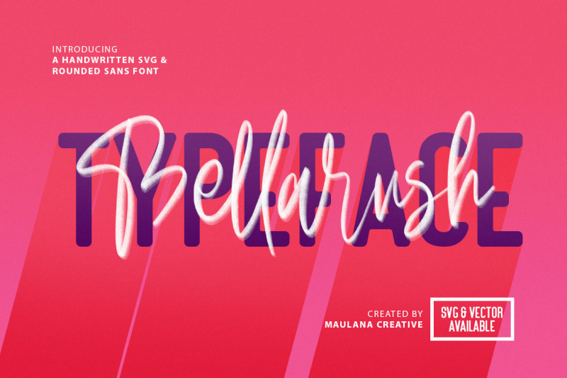 bellarush-svg-brush-font-free-sans