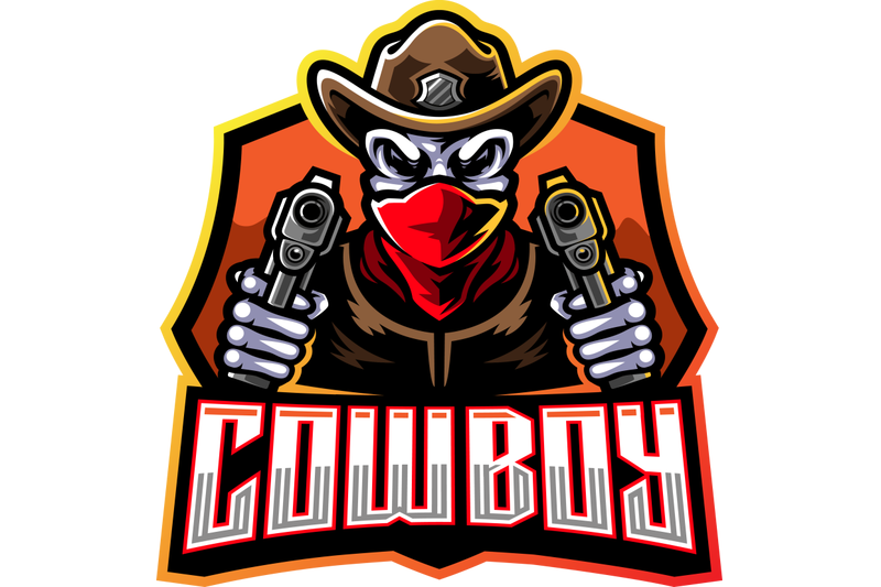 cowboy-esport-mascot-logo-design