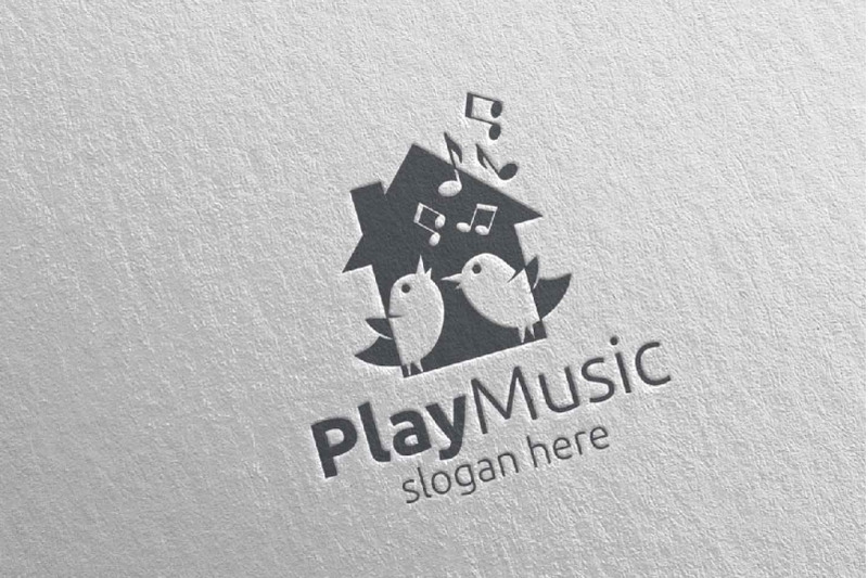 music-logo-with-home-and-bird-concept-55