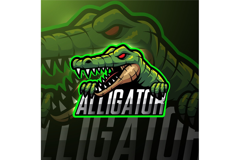 alligator-sport-mascot-logo-design